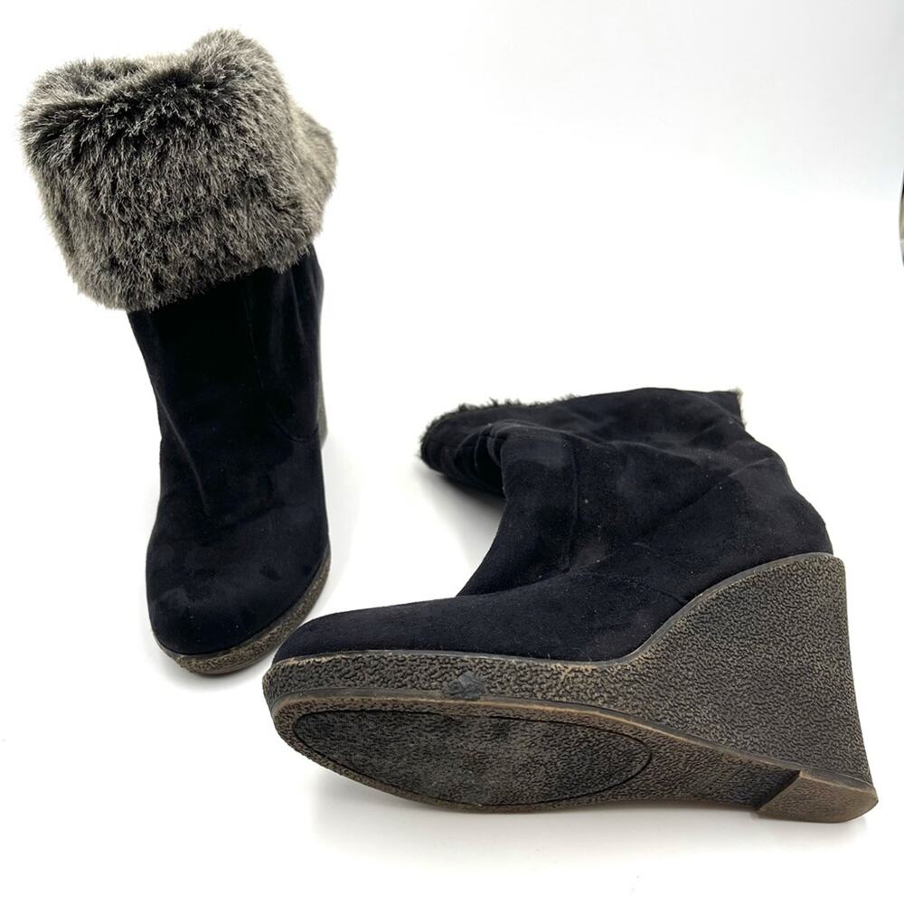 ZIGI SOHO GABRIEL wedged vegan suede boots size 10 - Picture 3 of 11